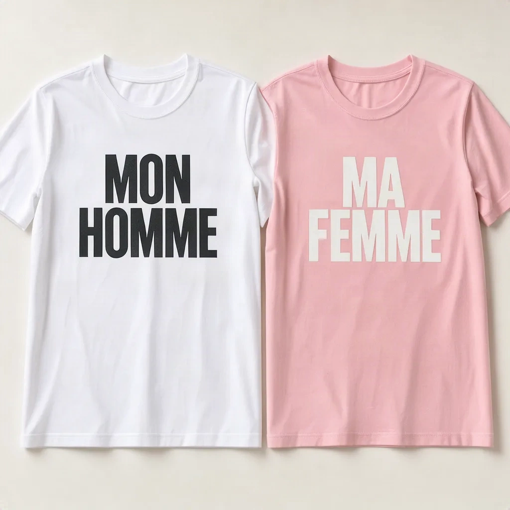 T-shirt assorti Mon Homme / Ma Femme